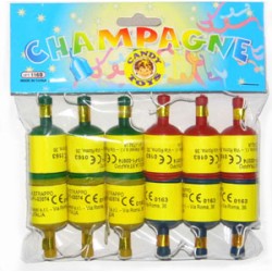 Champagne party popper busta 12 pz.                           48/12