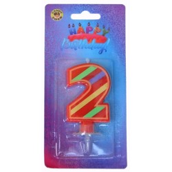Candele numerali "Fantasy"  n.2                                 24/12