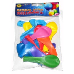 Palloncini 21cm col.assort. Busta 15 pz.
