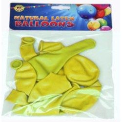Palloncini 30cm gialli bs.10 pz