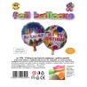 Palloncini Foil Happy Birthday 45 cm 2 pz. Assortiti    16/30